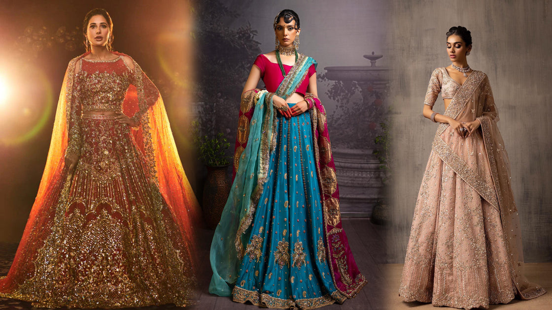 Breaking Stereotypes NonWhite Bridal Dresses Nameera by Farooq