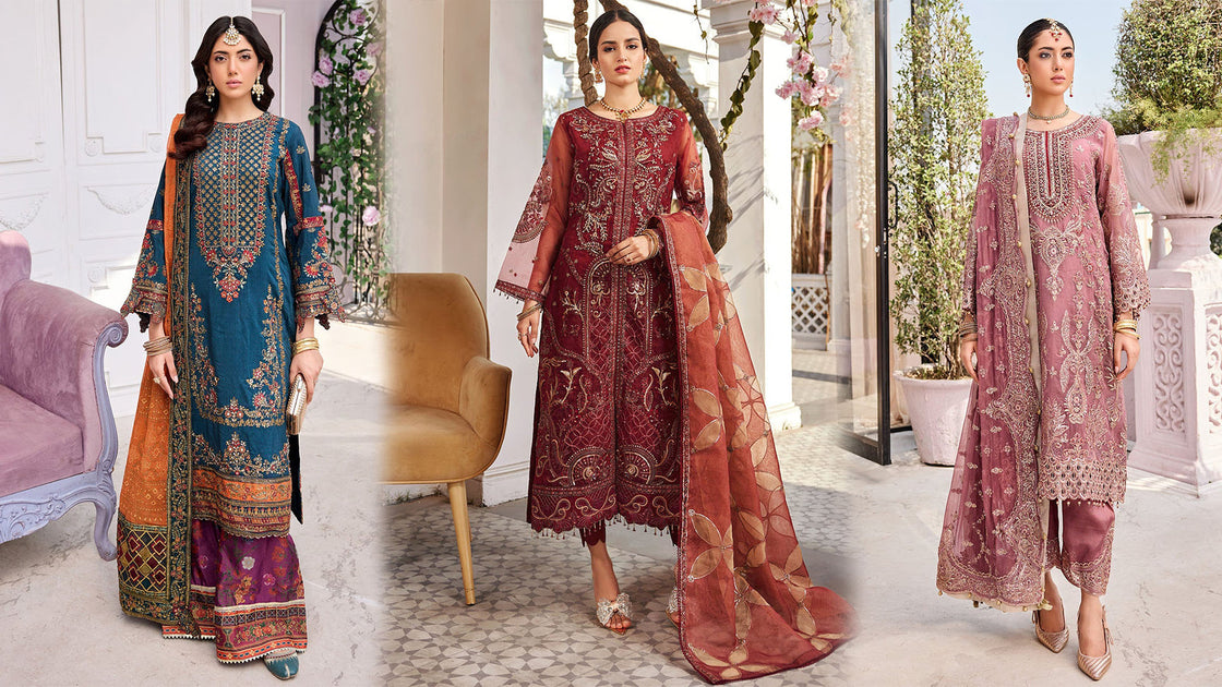 Pakistani Salwar Kameez Premium Kameez Salwar Suits in USA