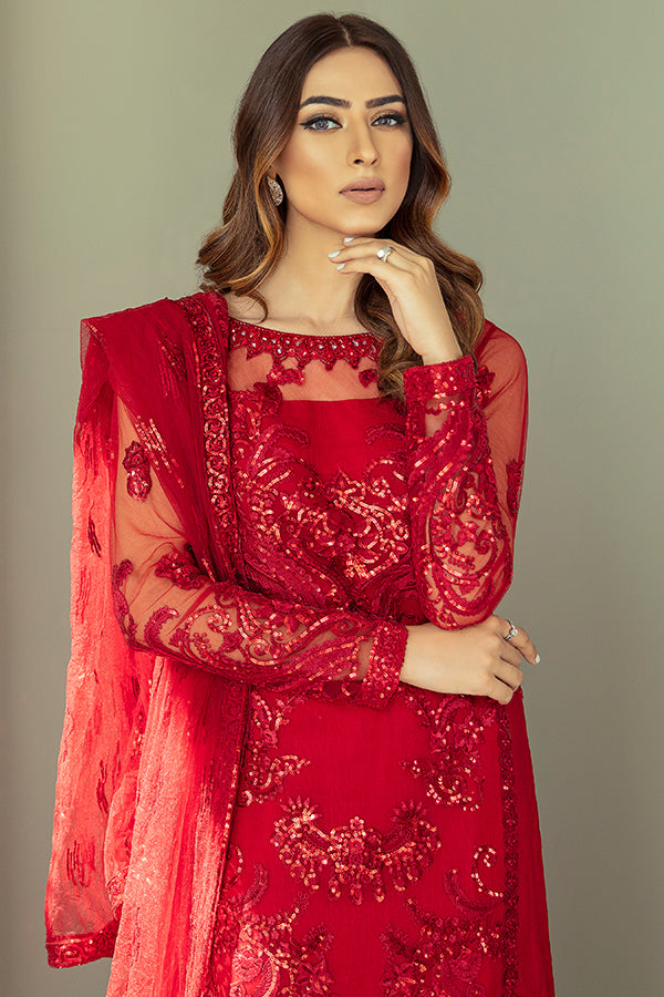 Buy Brittle Red Embroidered Pakistani Salwar Kameez Dupatta Salwar Suit