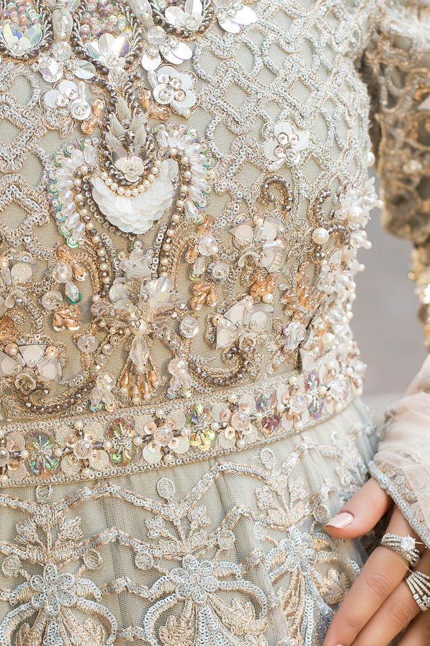 Buy Classic Heavily Embellished Pishwas Frock Pakistani Wedding Dress