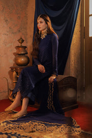 Buy Classic Regal Blue Pakistani Salwar Kameez with Dupatta Dress In United States 2024