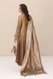 Buy Luxury Bronze Shade Embroidered Pakistani Salwar Kameez Dupatta Suit 2023