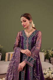 Buy Luxury Embroidered Pakistani Salwar Kameez Purple Suit Dupatta