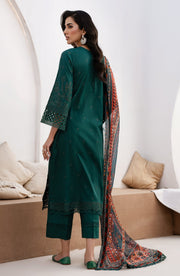 Buy Luxury Teal Green Embroidered Pakistani Salwar Kameez Dupatta Suit in USA