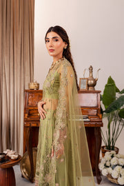 Buy Mint Green Embroidered Pakistani Party Dress in Kameez Gharara Style 2023