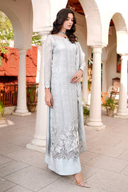 Buy Pearl Shade Embroidered Floral Designed Pakistani Salwar Kameez Suit