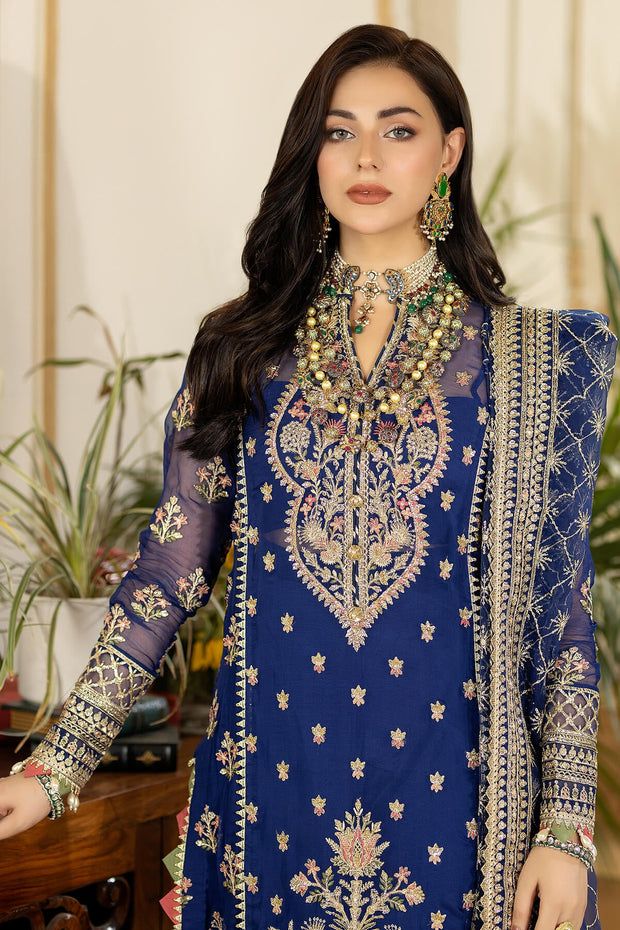 Elegant Embroidered Pakistani Salwar Kameez in Premium Chiffon