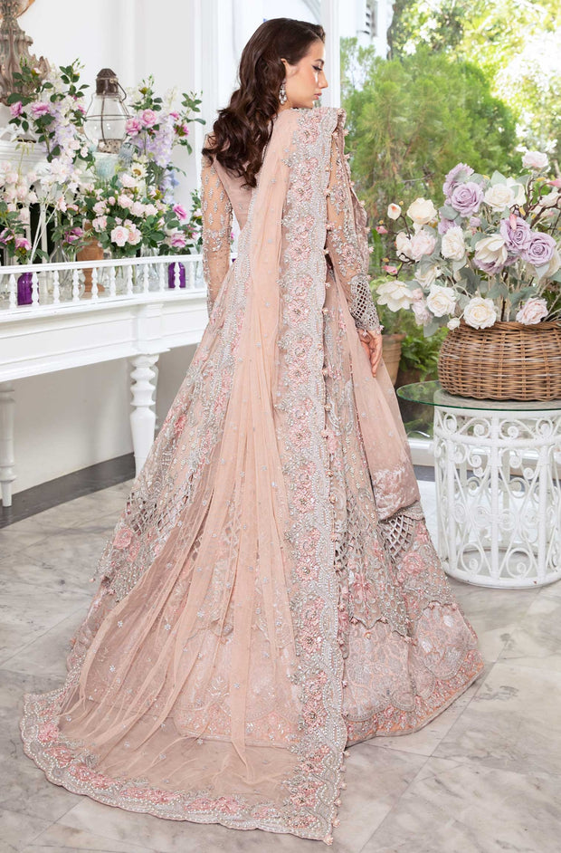 Elegant Pakistani Wedding Dress in Bridal Lehenga Gown Style