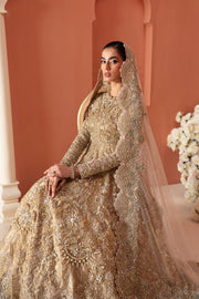 Embellished Pakistani Bridal Outfit in Royal Gown Style Online United States