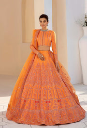 Indian Wedding Dress in Raw Silk Lehenga Choli Style