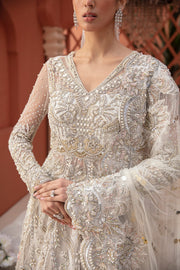 Latest Embellished Gown and Dupatta Pakistani Bridal Dress