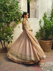 Latest Wedding Lehenga Front Open Gown Pakistani Bridal Dress