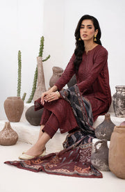 New Classic Pakistani Salwar Kameez with Dupatta Maroon Dress In USA 2024
