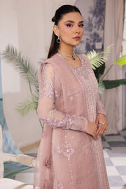 New Elegant Tea Pink Embroidered Pakistani Salwar Kameez Dupatta Suit 2024