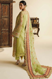 New Lime Green Traditionally Embellished Pakistani Kameez Salwar Suit