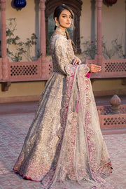 New Luxury Heavily Embellished Gold Pishwas Pakistani Wedding Dress 2023