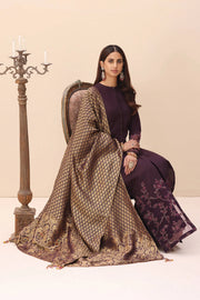 New Luxury Plum Pakistani Salwar Kameez Dupatta Embroidered Salwar Suit