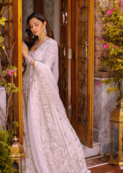 Pakistani Bridal Dress in Frock Lehenga Style