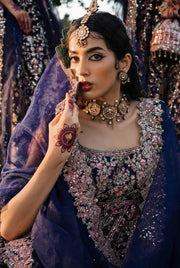 Pakistani Bridal Outfit in Pishwas Style