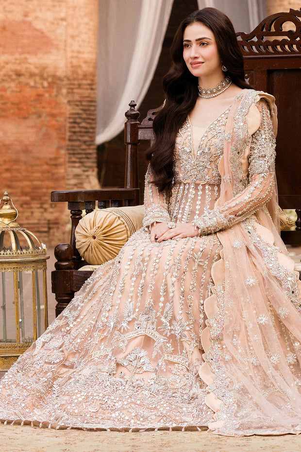 Pakistani Wedding Dress in Pishwas Frock Lehenga Style Online