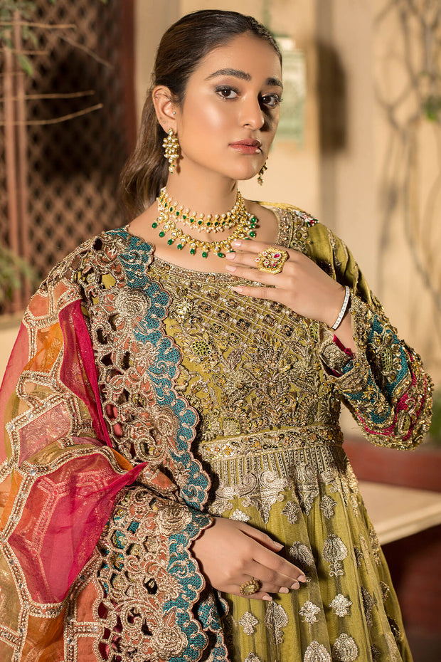 Pakistani Wedding Dress in Pishwas Frock Style