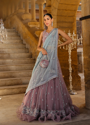 Raw Silk Lehenga Choli and Dupatta Indian Wedding Dress
