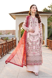 Rose Pink Embroidered Pakistani Salwar Kameez Dupatta Salwar Suit