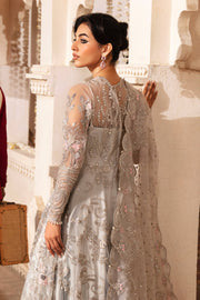 Royal Embellished Pakistani Wedding Dress Gown Dupatta Style