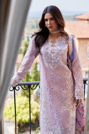 Shop Classic Pakistani Salwar Kameez Embroidered Suit in Lavender Shade