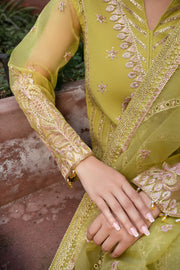 Shop Yellow Embroidered luxury Pakistani Salwar Kmaeez Dupatta Suit