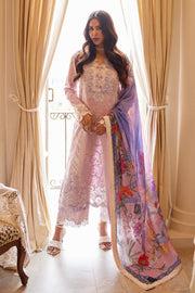 Try Classic Pakistani Salwar Kameez Embroidered Suit in Lavender Shade