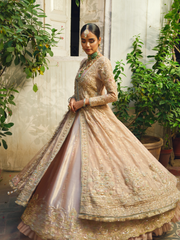 Wedding Lehenga Front Open Gown Pakistani Bridal Dress