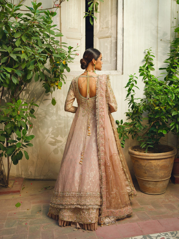 Wedding Lehenga Front Open Gown Pakistani Bridal Dress