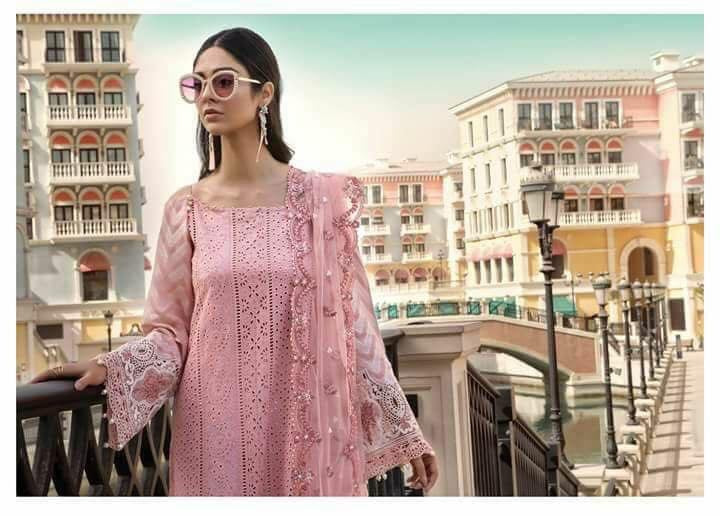 Lawn dress by Maria b Model L 1166 Nameera by Farooq