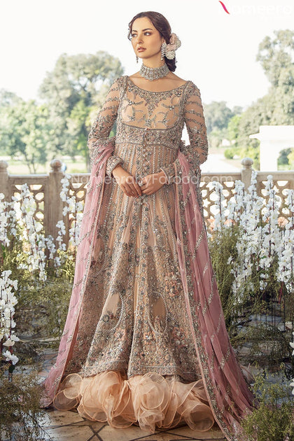 long anarkali bridal dress Pakistani Bridal Anarkali Dress