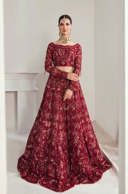 blood red colour bridal dress 26 Beautiful Red Wedding Dresses + Red Wedding Dress Meaning