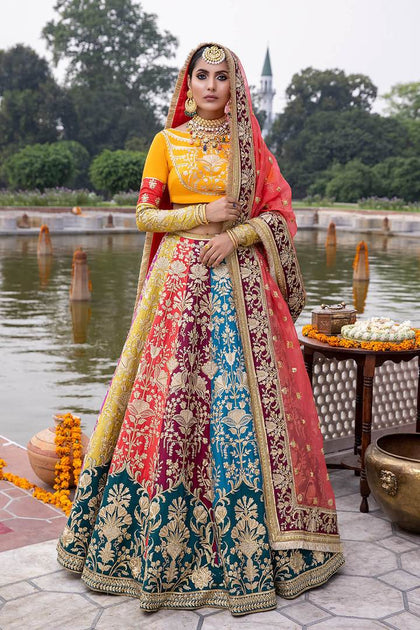 Mehndi choli lehenga shop