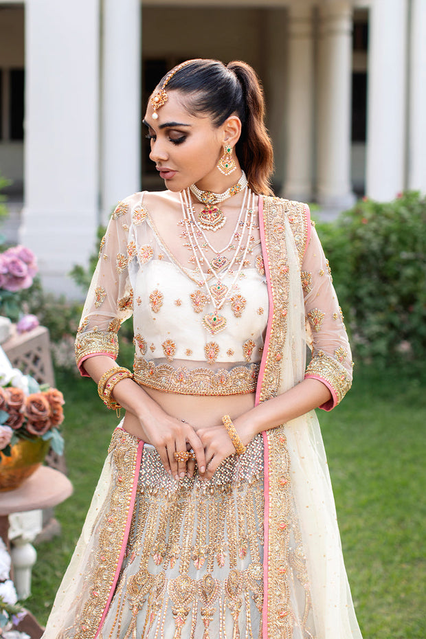 Embellished Bridal Lehenga with Choli and Dupatta Dress Online