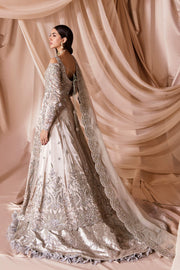 French Satin Lehenga Gown Pakistani Wedding DressesFrench Satin Lehenga Gown Pakistani Wedding Dress