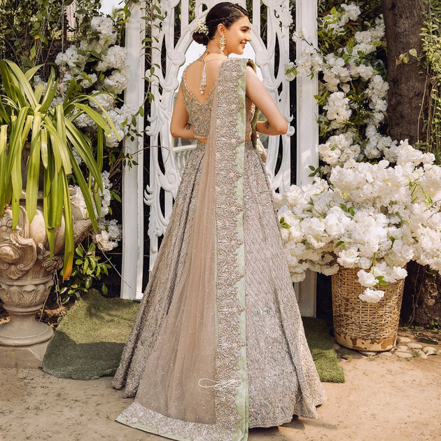 Lehenga Designer Dresses Instagram Pics Lace Indian Bridal Wear