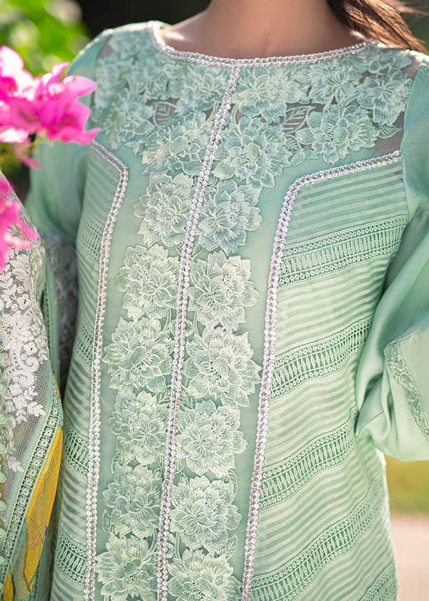 Mint Green Pakistani Dress in Salwar Kameez Style