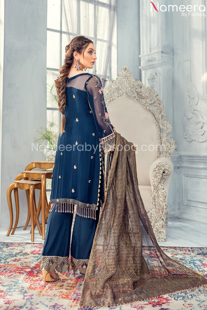 Latest Pakistani Beautiful Wedding Party Dresses 2021 Online – Nameera ...