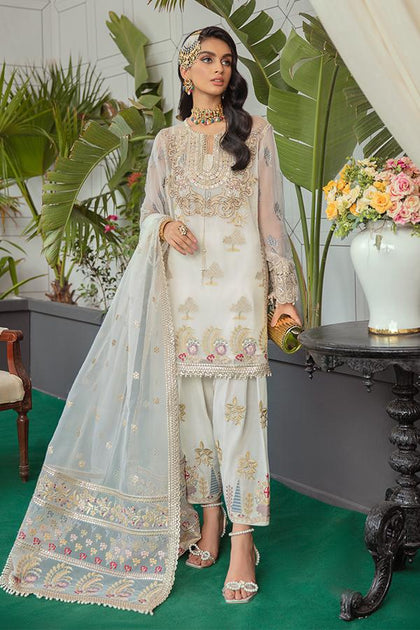 Formal Pakistani Dresses In White Color Designer Online 2021 LARGE Formal Pakistani Dresses In White Color Designer Online 2021 LARGE