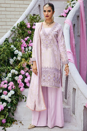 Pakistani Lilac Long Kameez and Trousers Traditional Eid Dress
