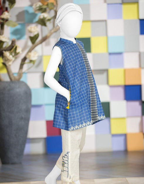 Pakistani kurta style with trouser for little girls K2697