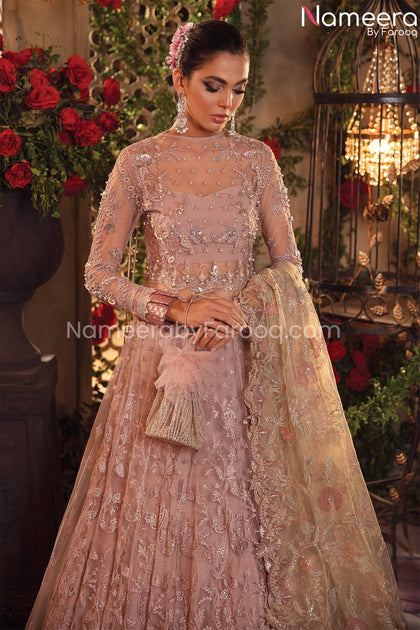 Latest Pink Pakistani Dress Party Wear Designer Online 2021 CUSTOM SIZES Latest Pink Pakistani Dress Party Wear Designer Online 2021 CUSTOM SIZES