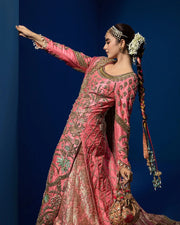 Sharara Kameez and Dupatta Pakistani Mehndi Dress