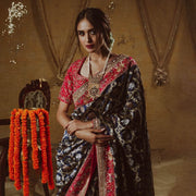 Traditional Indian Banarsi Silk Saree Wedding Online
