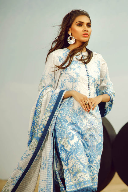 doriya lawn dress design Digital Doria Printed Lawn Dress With Digital Swiss Zari Dupatta 3 Pec Suit (Unstitched) (DRL-2286) Online Shopping & Price in Pakistan