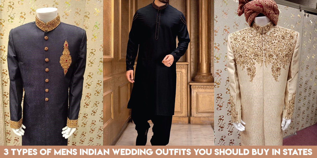 Wedding Dress For Men: Buy Marriage Dress Online in India - Tasva